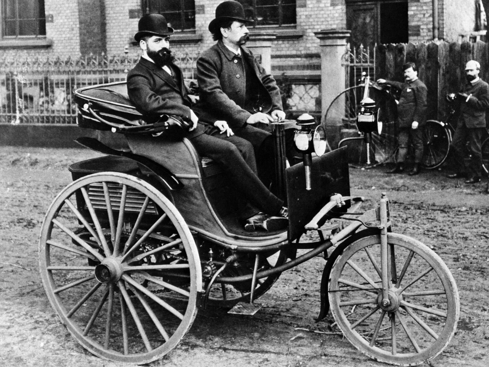 Carl Benz prima călătorie cu mașina