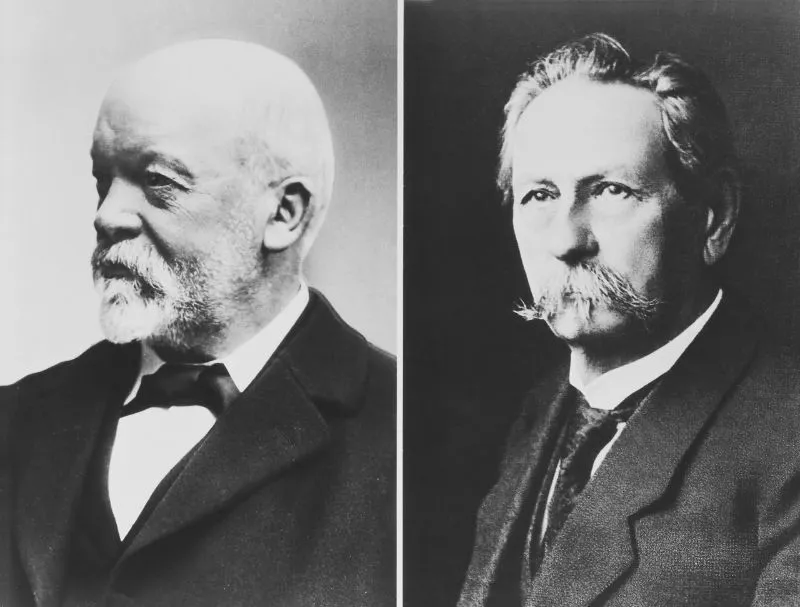Gottlieb Daimler și Karl Benz, fondatorii Mercedes-Benz
