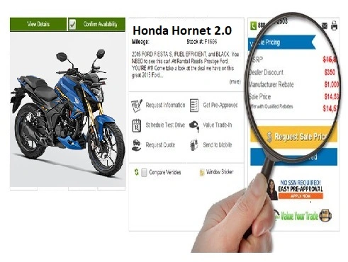 Cercetarea prețurilor motocicletelor pe internet